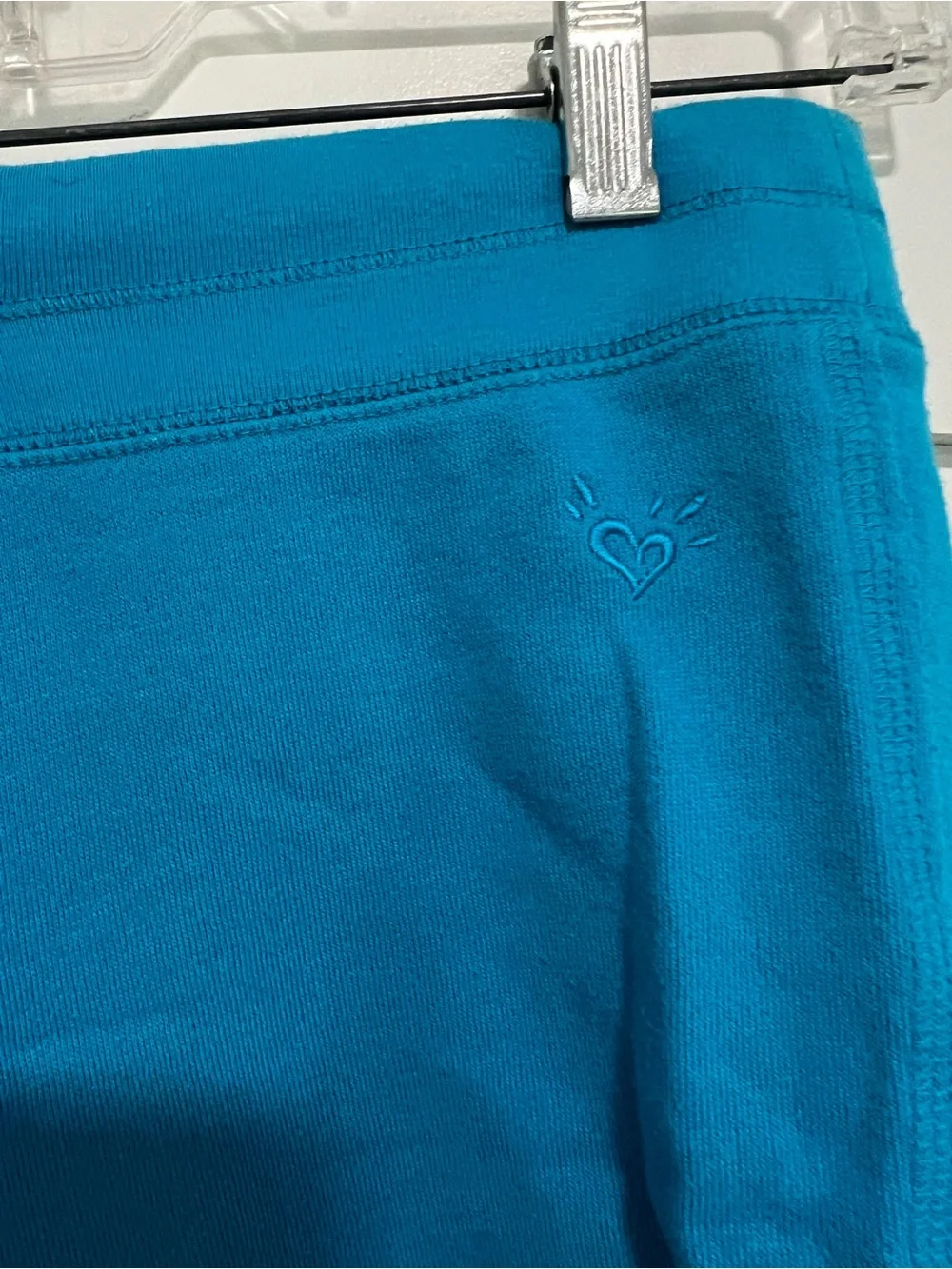 Justice Bright Blue Drawstring Girls' Shorts, size 12